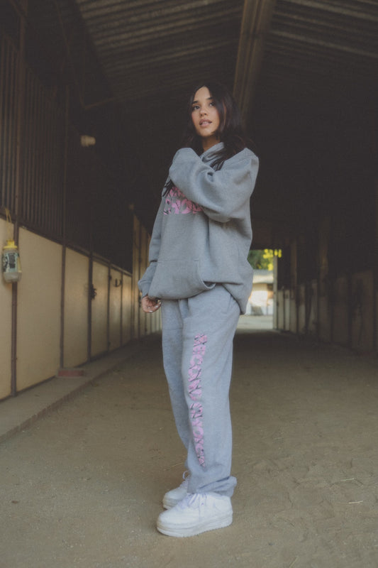 Second Choice Camo Sweats - Heather Gray