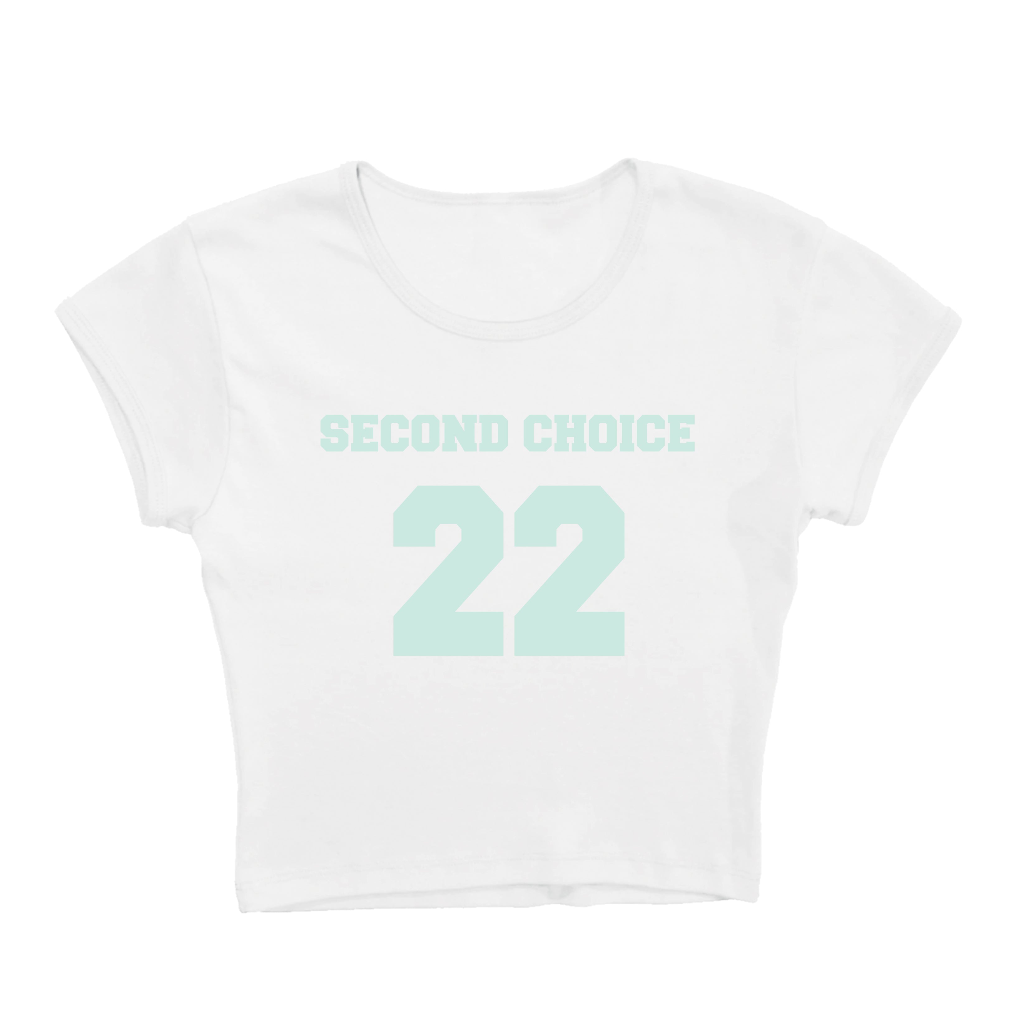 Second Choice 22 Baby Crop Tee - Mint