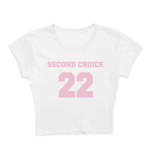 Second Choice 22 Baby Crop Tee - Pink