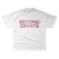 Second Choice Pink Camo Tee - White