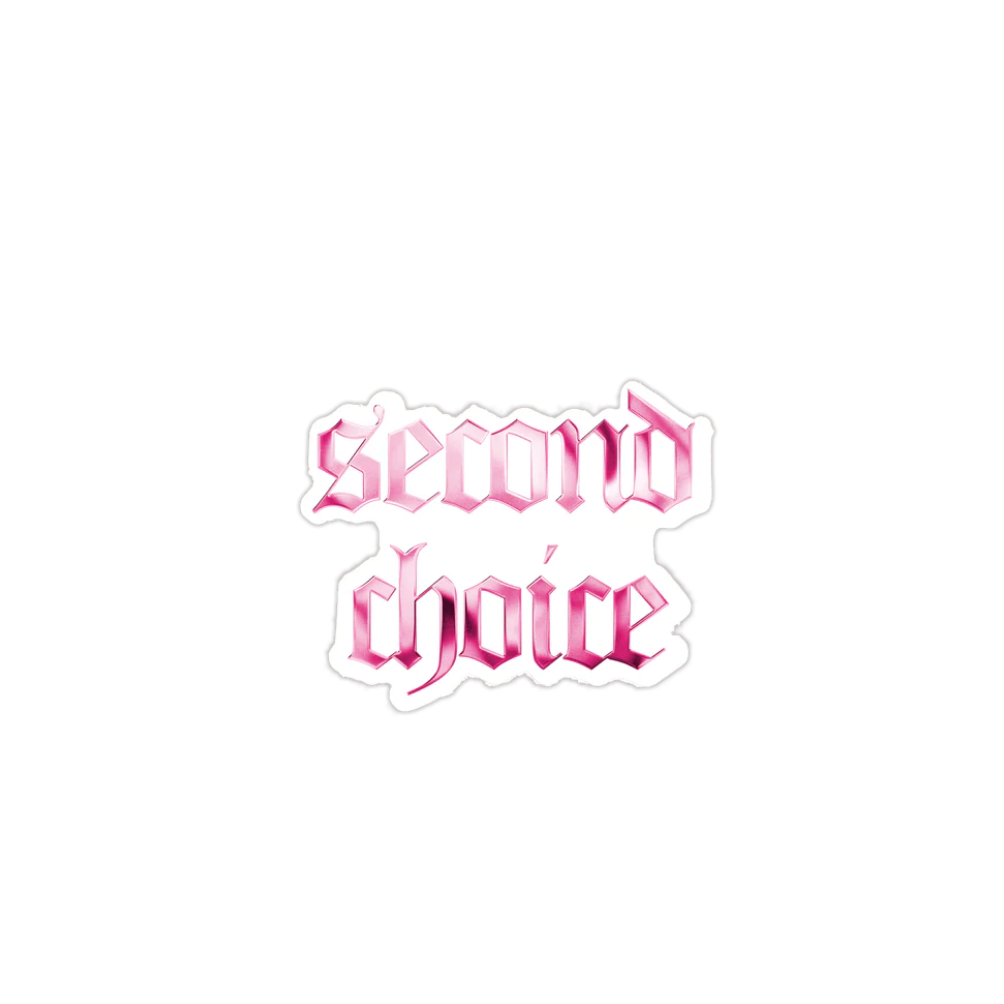 Second Choice Logo Sticker