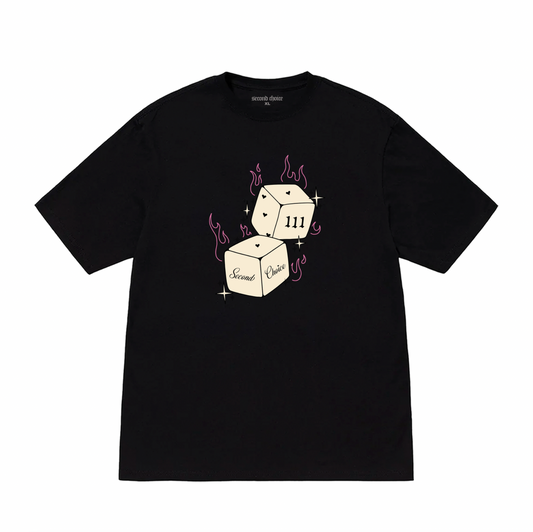 Second Choice Lucky Dice Tee - Black