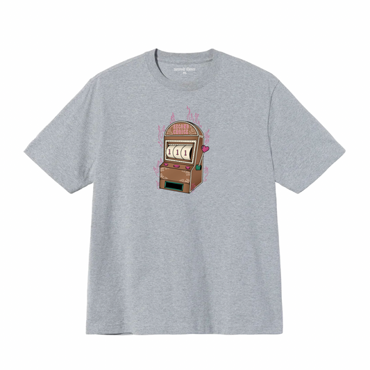 Second Choice Slot Machine Tee - Grey